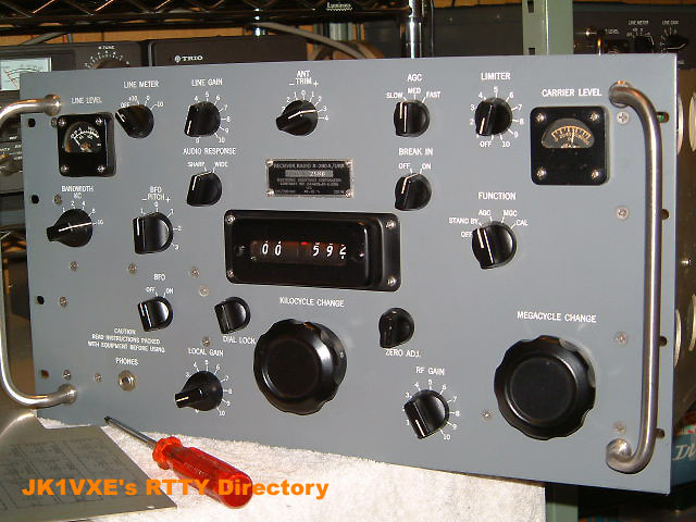JK1VXE's RTTY Directory - R-390A/URR